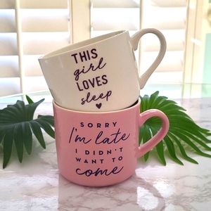 Target Opalhouse Coffee Mugs Cups Set of 2